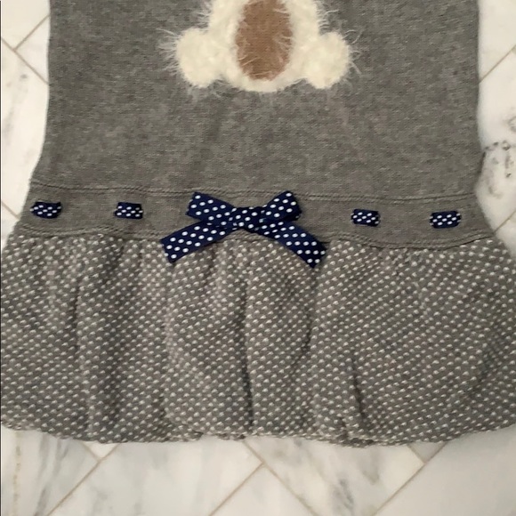 Girls Sweater dress with matching beret - Picture 3 of 5